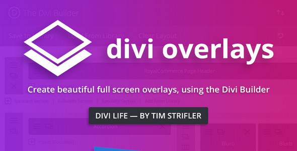 Divi Overlays - 弹窗模态插件