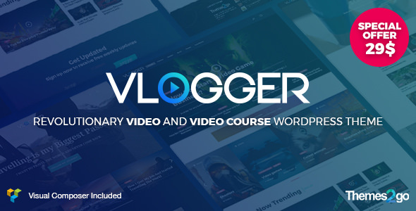 Vlogger - Professional Video & Tutorials Theme