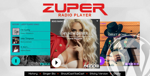 Zuper - Shoutcast and Icecast Radio Player With History 网络收音机播放器
