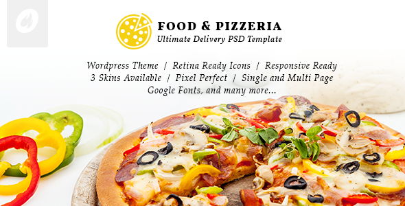 Food & Pizzeria v2.0 - 终极餐厅WordPress主题