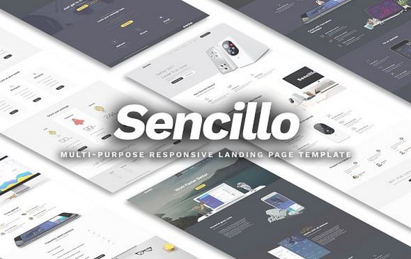 Sencillo - 多用途HTML模板