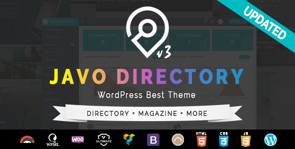Javo Directory - 商家目录网站模板Wordpress主题