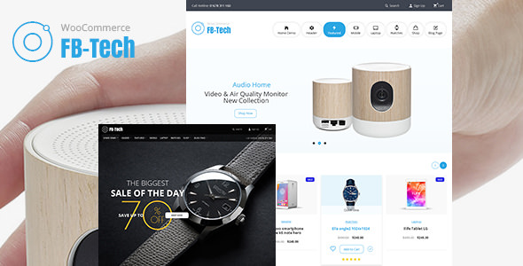 FB-Tech - 数码电子产品商店WooCommerce主题