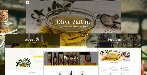 Olive Zaitun v1.0 - 响应式HTML模板