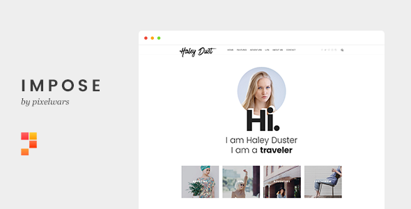 Impose Blog - A WordPress Blog Theme For Bloggers