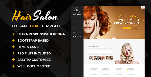 Hair Salon v1.0 - 美容美发HTML模板