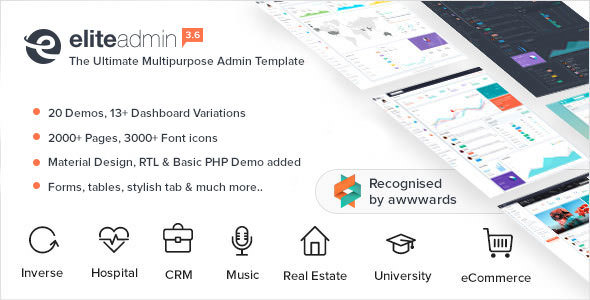 Elite Admin - Bootstrap 5 Dashboard template