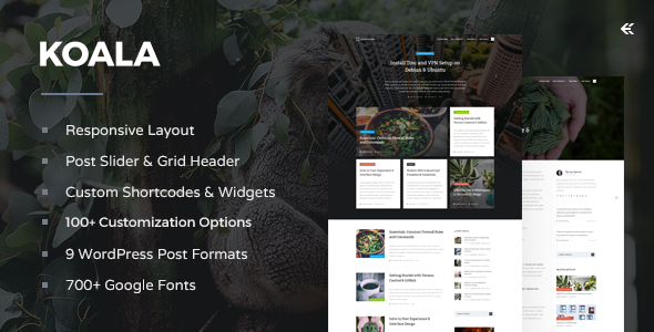 Koala - Responsive WordPress Blog Theme