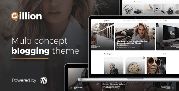 Gillion - Multi-Concept Blog/Magazine & Shop WordPress AMP Theme