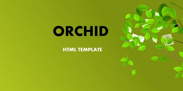 Orchid v1.0 - 园林绿化HTML模板