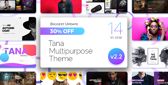 Tana Multipurpose v2.3.2 - 电影杂志WordPress主题