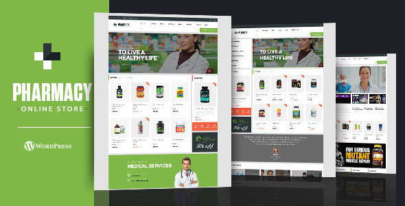Pharmacy - 多用途电商网站模板WooCommerce主题