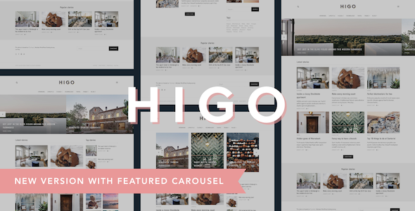 Higo v1.2.1 - 响应式新闻博客WordPress主题