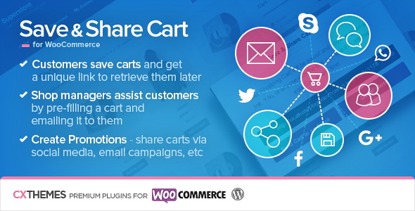 Save & Share Cart for WooCommerce 购物车插件