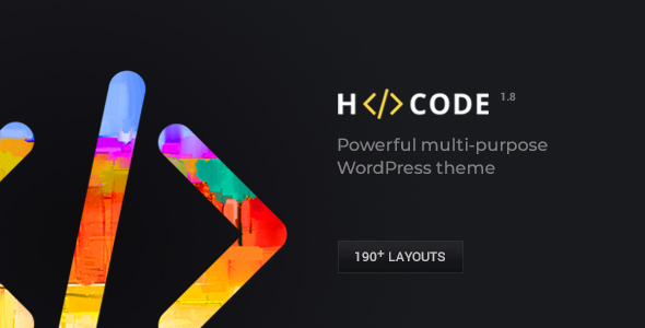 H-Code - 响应式多用途网站模板WordPress主题
