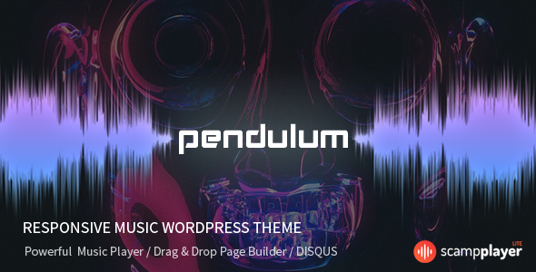 Pendulum - 乐队DJ音乐网站WordPress主题