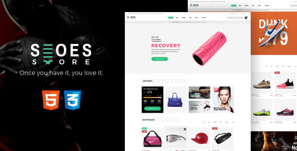 Shoes - eCommerce电商HTML5模板