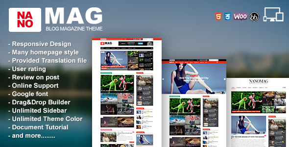 NanoMag v1.7 - Responsive WordPress Magazine Theme