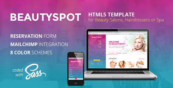 BeautySpot - 美容养生HTML模板