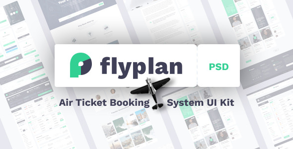 FlyPlan v1.0 - 机票预订系统PSD模板