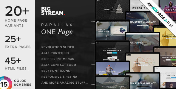 BigStream v1.5.8 - One Page Multi-Purpose Template