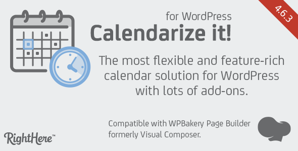 Calendarize it! 日历日程安排WordPress插件