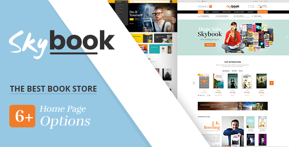 SkyBook - 响应式书店Prestashop主题