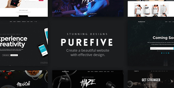 Purefive v1.1 - 多用途HTML5模板