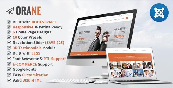 Orane - Multipurpose Joomla Template