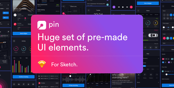 Pin UI Kit: 大量UI组件