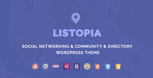 Listopia - 商家目录社区模板WordPress主题