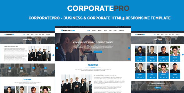 CorporatePro - 商业和企业HTML5响应模板