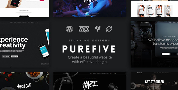 Purefive - 多用途WordPress主题