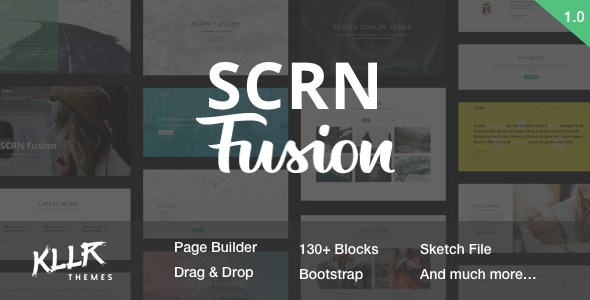 SCRN Fusion - 创意页面生成HTML模板