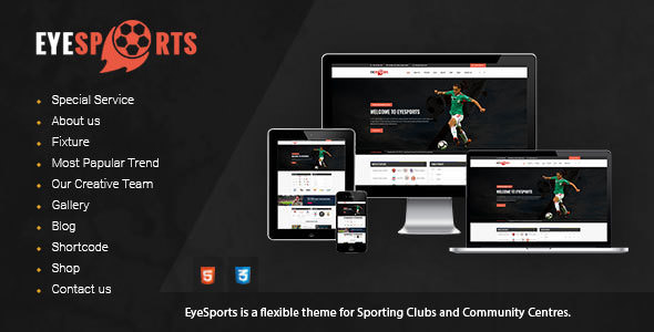 Eye Sports - 赛事体育HTML模板