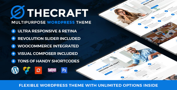 TheCraft - 多用途网站模板WordPress主题