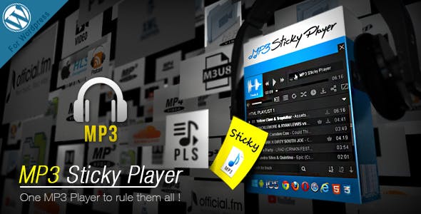 MP3 Sticky Player - MP3音乐播放器Wordpress插件