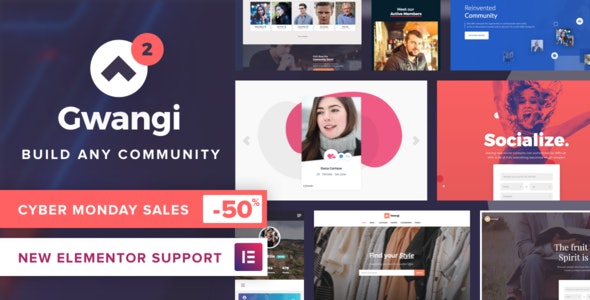 Gwangi - PRO Multi-Purpose Membership Social Network & BuddyPress Community Theme