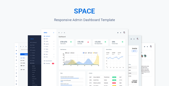 Space - Responsive Admin Dashboard Template