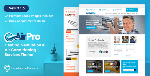 AirPro - Heating and Air conditioning Theme