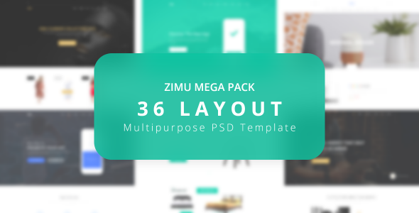 ZIMU - 多用途PSD网页模板