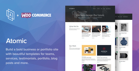 Atomic v2.2.6 - Bold Business and Portfolio Theme