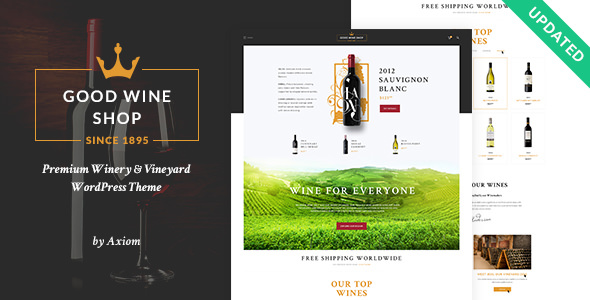  Good Wine - Chateau Bar WordPress Theme