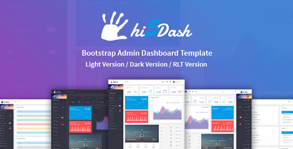Hi5Dash - 后台管理面板HTML5模板