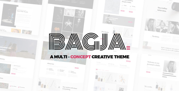 Bagja - 响应式产品展示网站模板WordPress主题