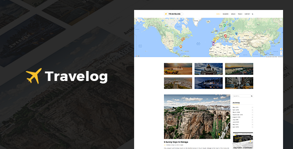 Travelog v2.4 - 徒步旅行WordPress主题