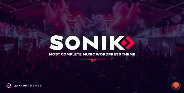 SONIK v1.7.2 - 响应式乐队音乐WordPress主题
