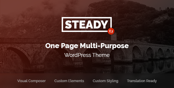 Steady v1.1 - 单页多用途WordPress主题