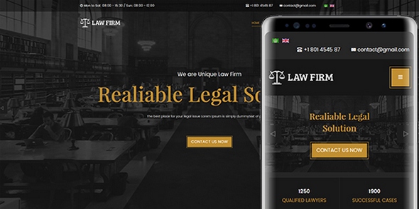 JA Law Firm v1.0.2 - 最佳律师商业Joomla模板