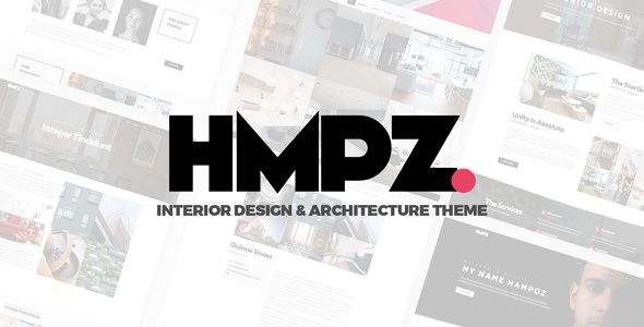 Hampoz - 室内设计建筑装饰网站WordPress主题
